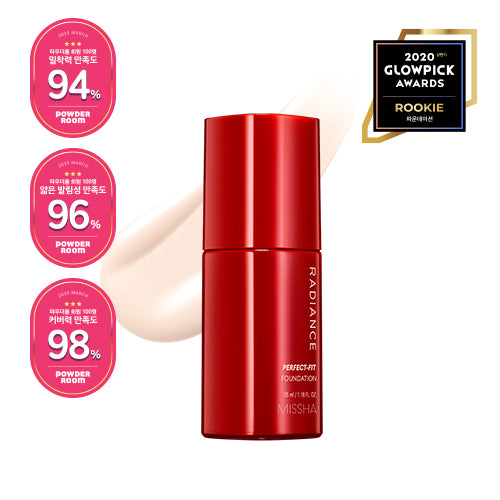 [Missha] Radiance Perfect Fit Foundation SPF30 PA++ 35ml :: K-Beauty / Korea Cosmetics