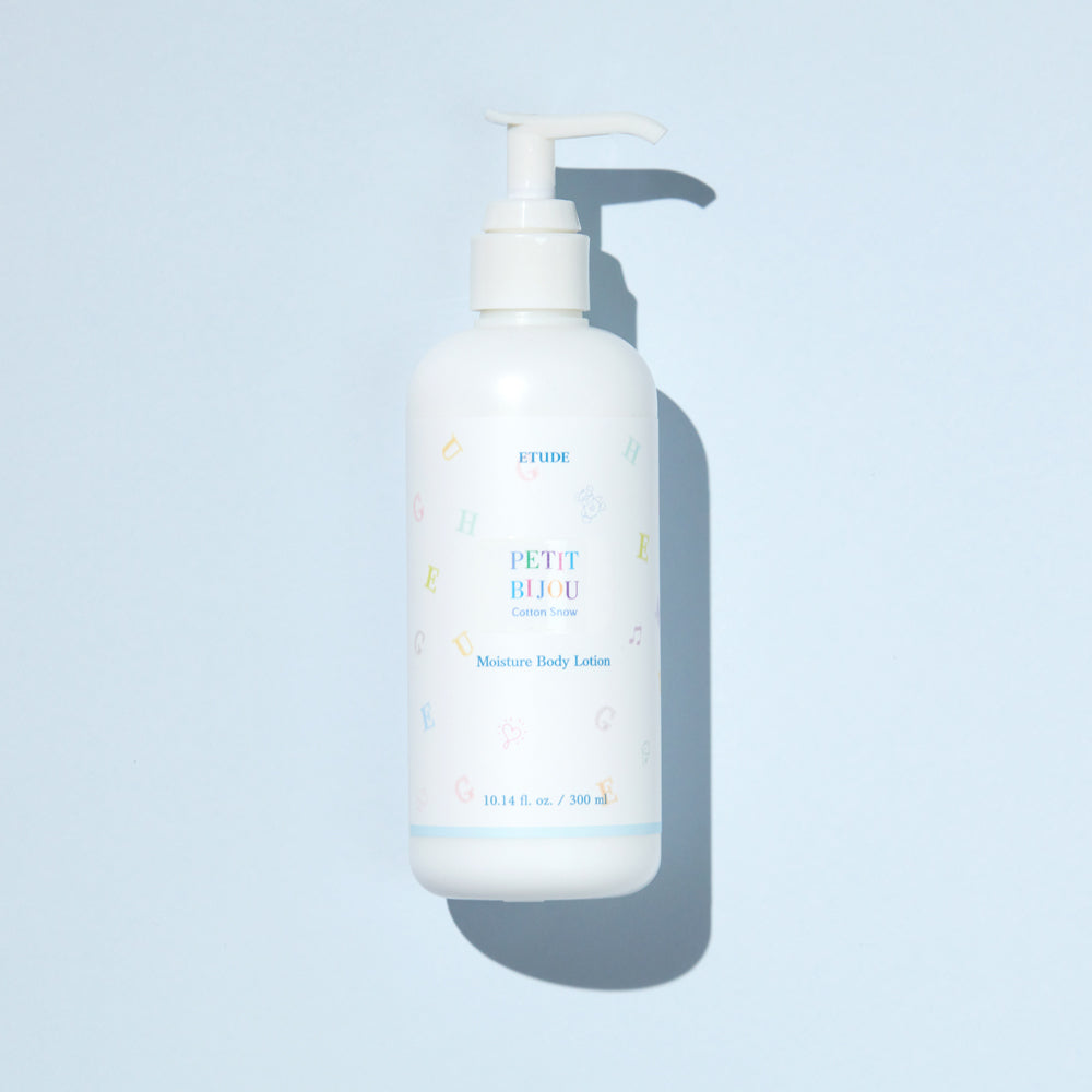 [Etude House] Petit Bijou Cotton Snow Moisture Body Lotion / Soft Body Wash 300ml