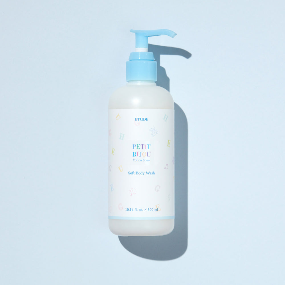 [Etude House] Petit Bijou Cotton Snow Moisture Body Lotion / Soft Body Wash 300ml