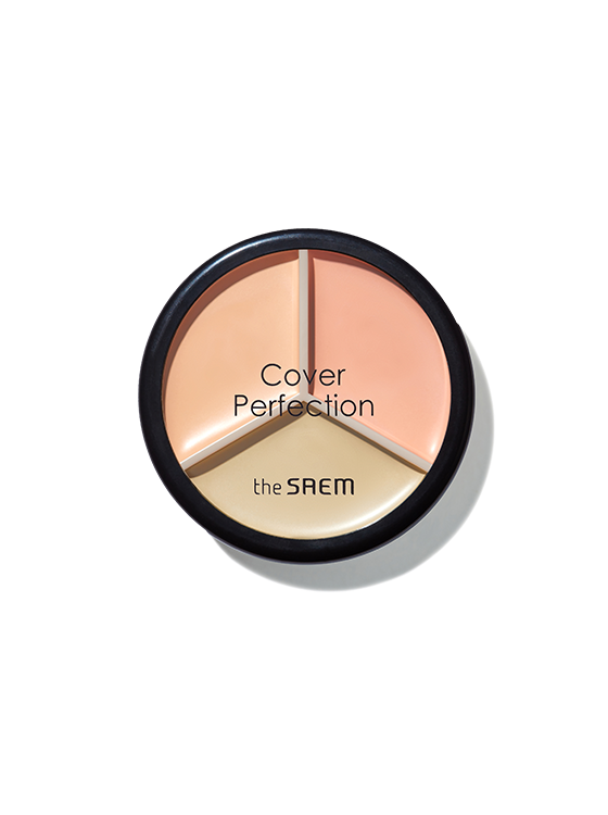 [The Saem] Cover Perfection Triple Pot Concealer 4.5g*3 :: K-Beauty / Korea Cosmetics