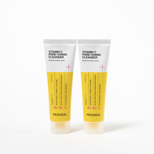 [Mediheal] [1+1] Vitamin C Pore Toning Cleanser 120ml+120ml