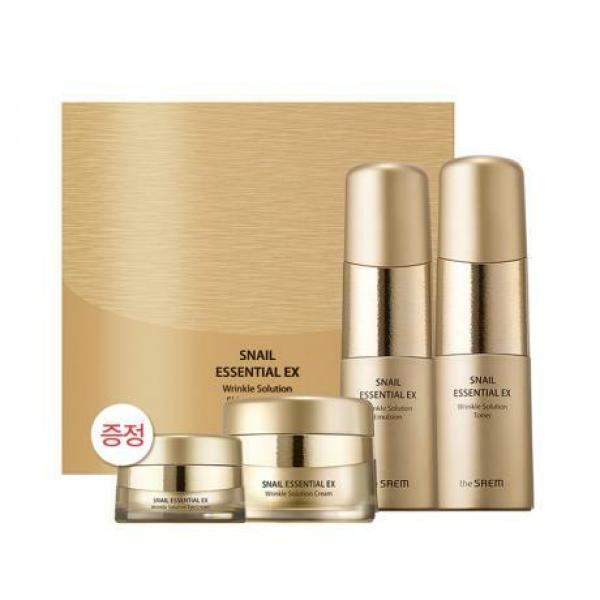 Snail Essential EX Wrinkle Skin Care Solution 3 set (150ml, 150ml, 60ml, 30ml)