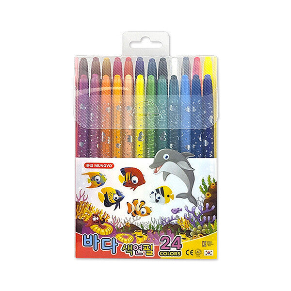 [Mungyo] Sea Color Pencil MTC 1SET(24Colors)