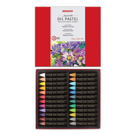 [Mungyo] Watercolor Oil Pastel MAO 1SET(24Colors)