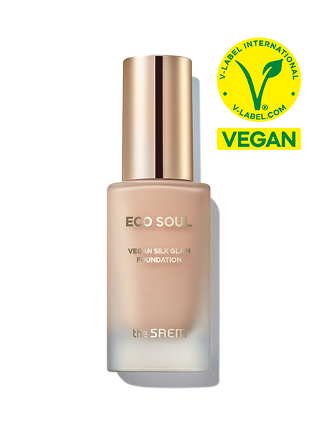 [The Saem] Eco Soul Vegan Silk Glam Foundation 30ml :: K-Beauty / Korea Cosmetics