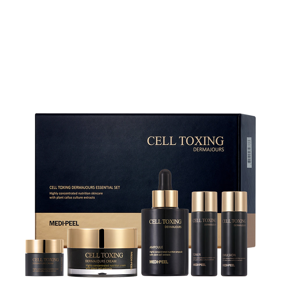 [MediPeel] Cell Toxing Dermajours Essential Set 1SET(Ampoule 100ml, Cream 50g+10g, Toner 30ml, Emulsion 30ml)