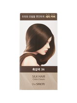 [The Saem] Silk Hair Color Cream 1Step : 60g, 2Step : 60g, treatment : 8ml :: K-Beauty / Korea Cosmetics