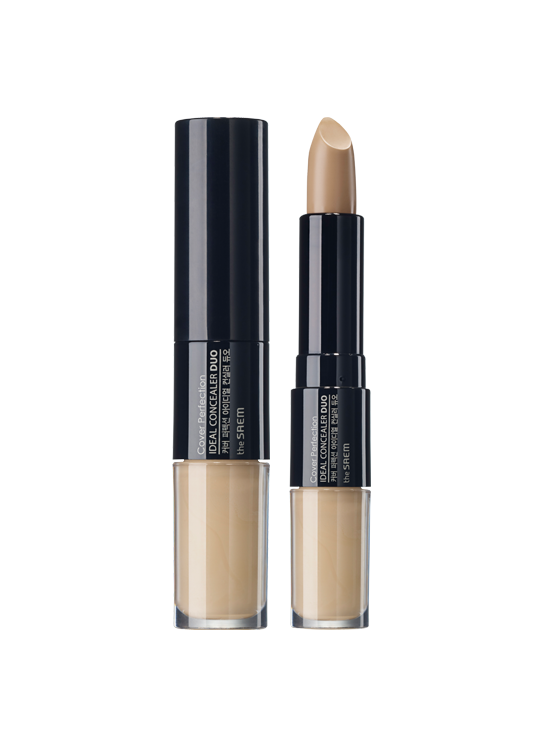 [The Saem] Cover Perfection Ideal Concealer Duo 4.5g (liquid)4.2g (stick) :: K-Beauty / Korea Cosmetics