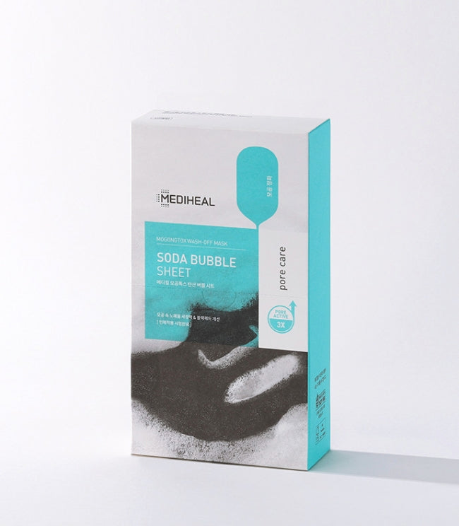 [Mediheal] Pore Tox Carbonated Bubble Sheet 1SET(10Sheets)