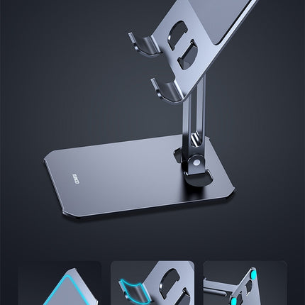 タブレット スタンド iPad Pro ケース 調節可能 折り畳み式 高さ 角度